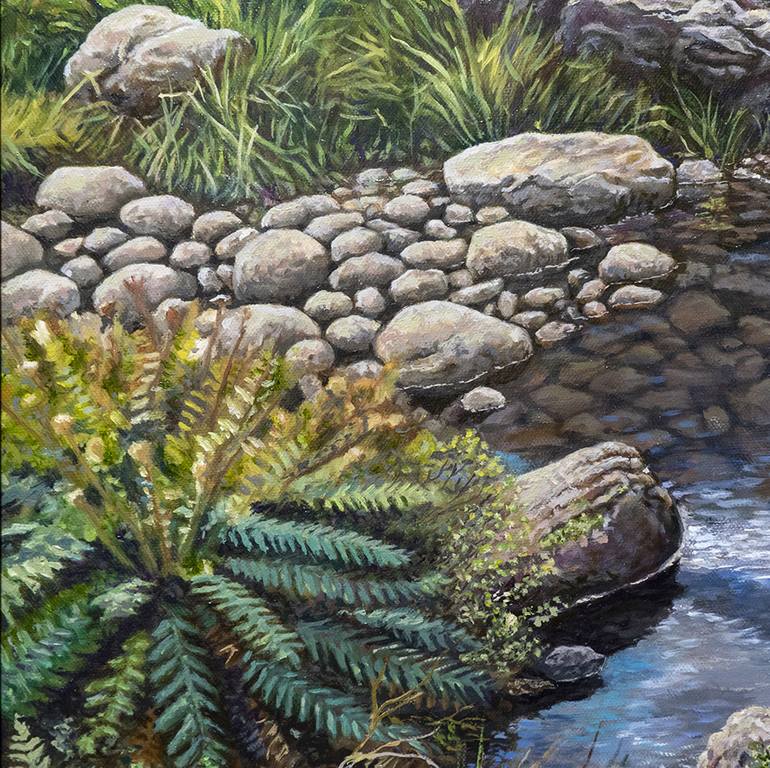 Original Realism Landscape Painting by Edwin G