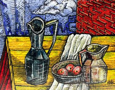 Print of Expressionism Cuisine Paintings by Edwin G