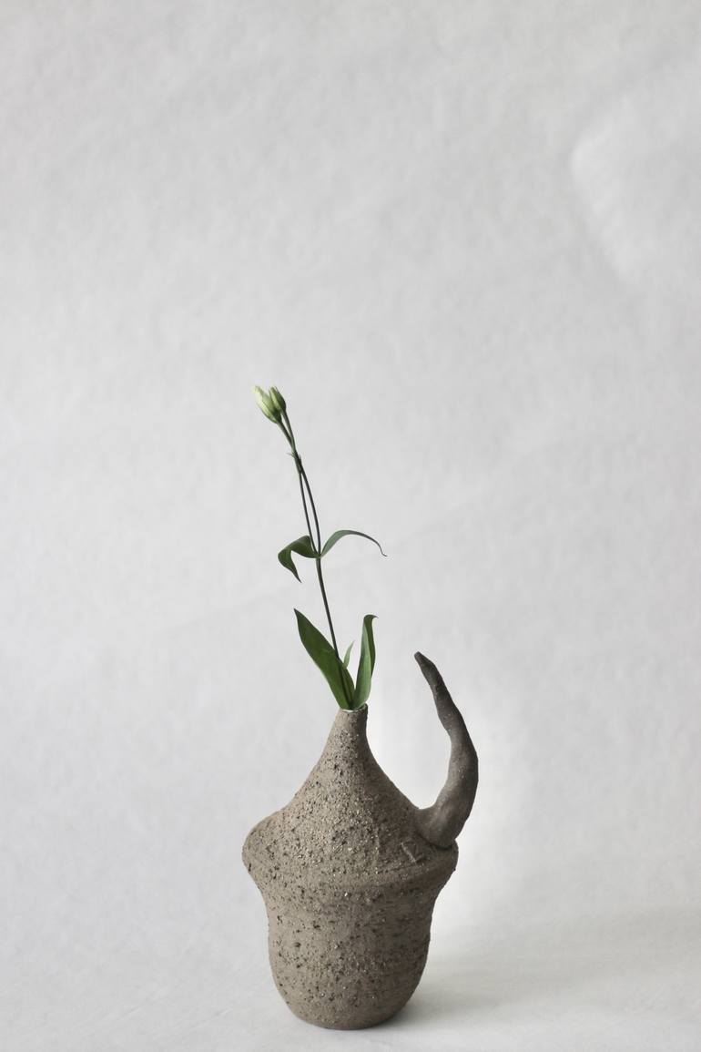 Original Modern Botanic Sculpture by Evgeniia Kazarezova