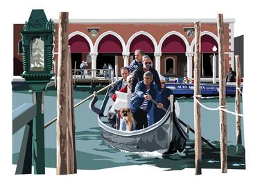 The Ferrymen, Venice - Limited Edition of 100 thumb