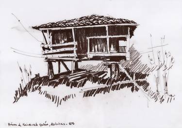 Print of Documentary Rural life Drawings by Chelo Leyría