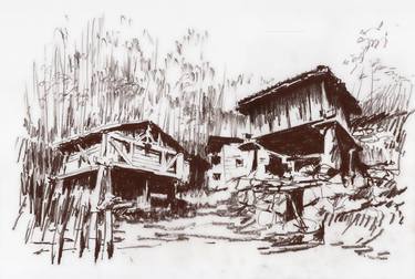 Print of Documentary Places Drawings by Chelo Leyría