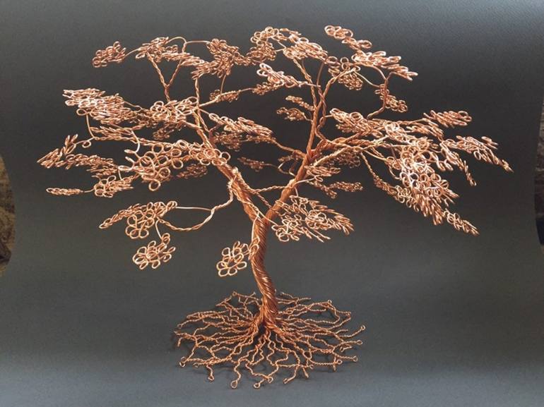 Original Modern Botanic Sculpture by Catherine White