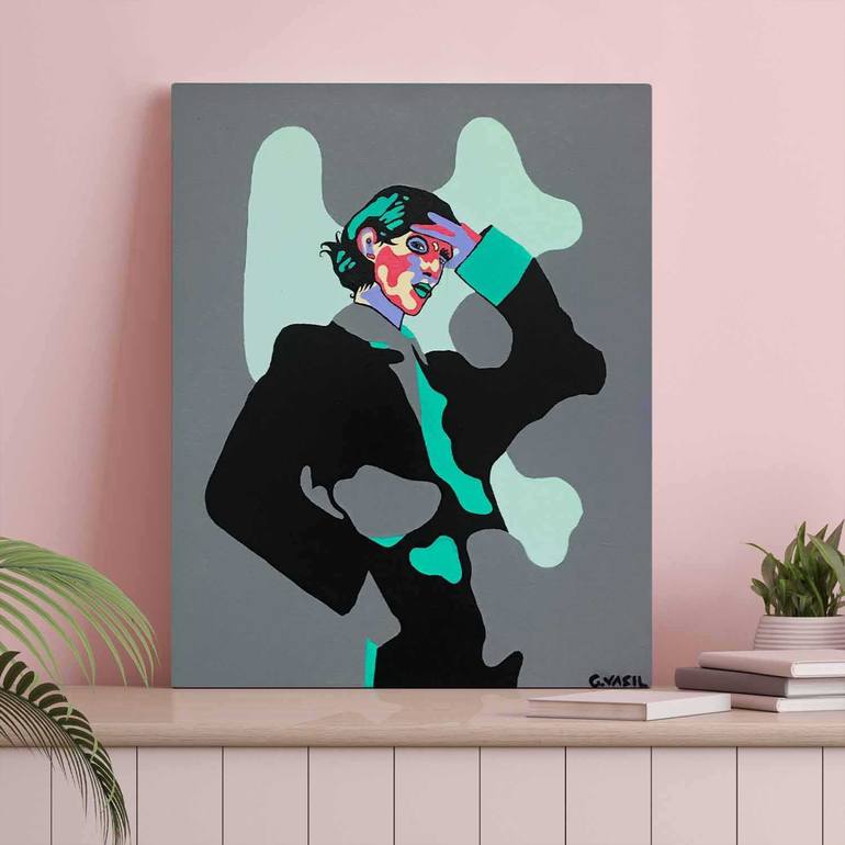 Original People Painting by Gusté  Design