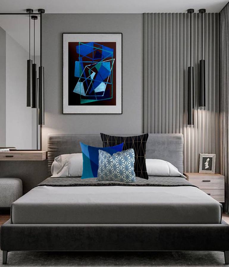 Original Abstract Expressionism Abstract Painting by Jess Silverio