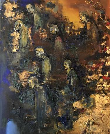 Original Figurative People Painting by Zisan Busra Tigli