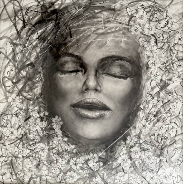 Original Contemporary Portrait Drawing by Laura Alfonso Miki
