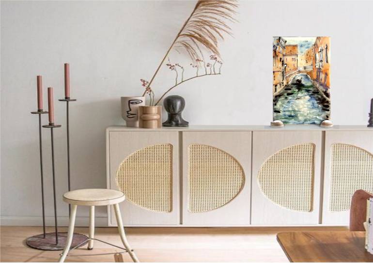 Original Conceptual Architecture Painting by Marina Guryanov