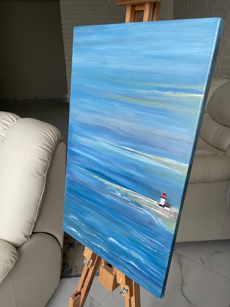 Original Impressionism Seascape Painting by Iryna Glazunova