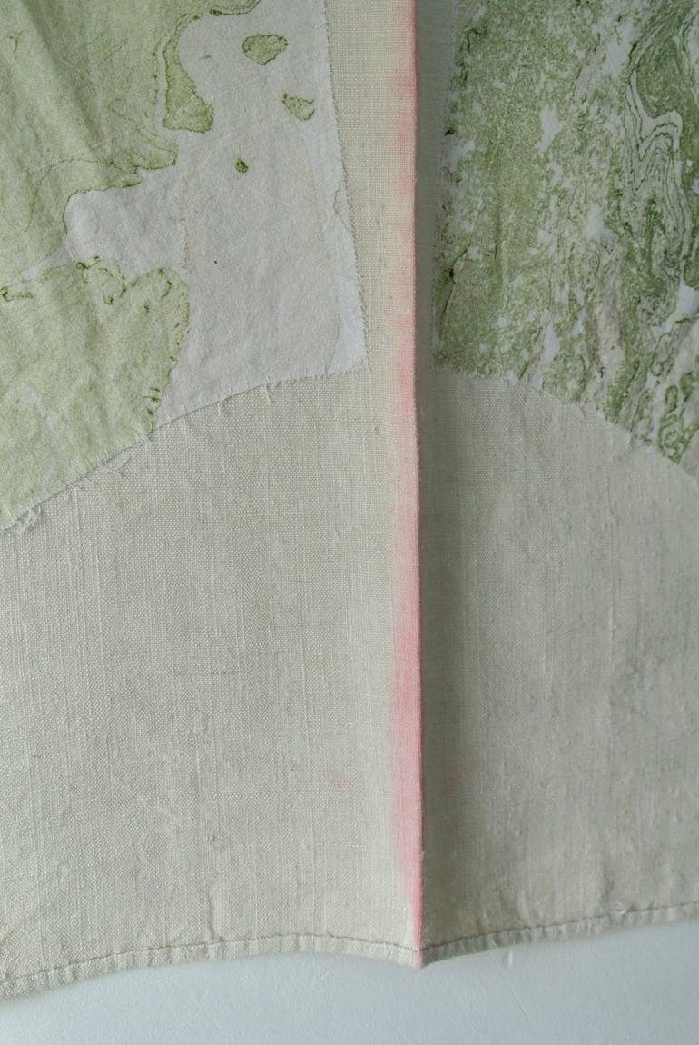Original Conceptual Abstract Painting by Katrin Albrecht Mountain