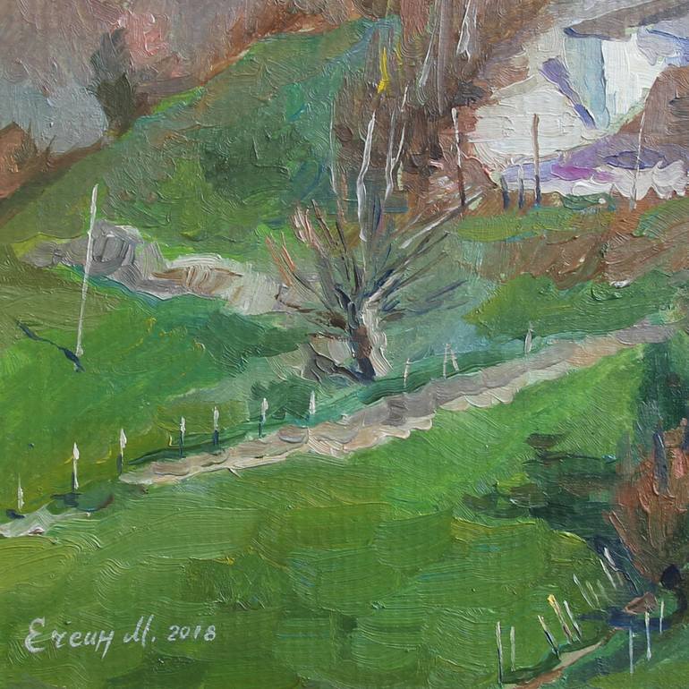 Original Fine Art Landscape Painting by Maksim Echein