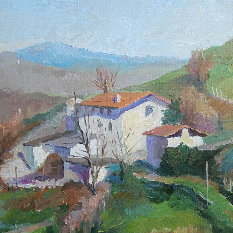 Original Fine Art Landscape Painting by Maksim Echein