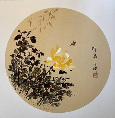 Original Realism Floral Paintings by Yichan Li