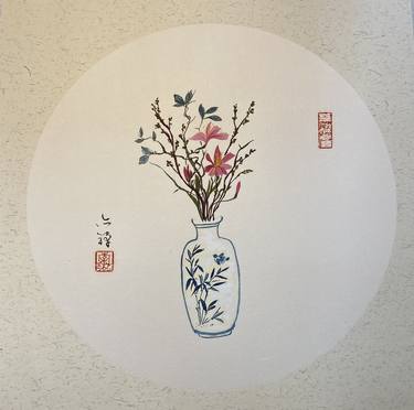 Original Floral Paintings by Yichan Li
