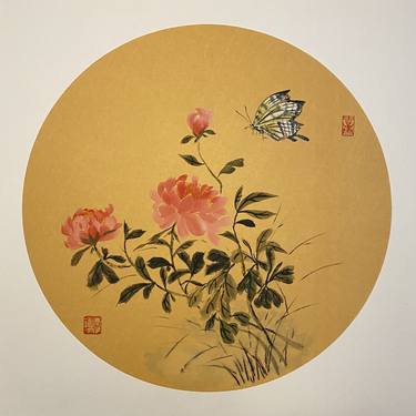 Original Fine Art Floral Paintings by Yichan Li