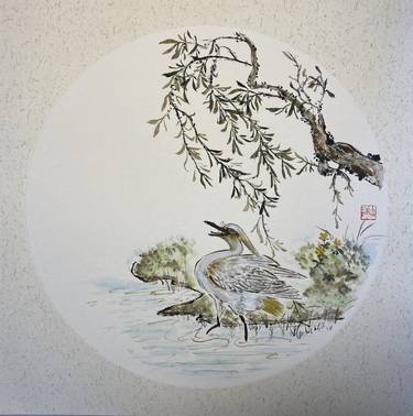 Original Fine Art Animal Paintings by Yichan Li
