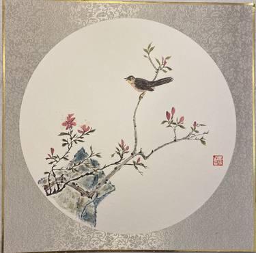 Original Minimalism Nature Paintings by Yichan Li