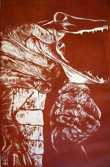 Print of Figurative Animal Printmaking by emma assisi