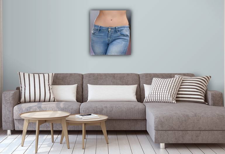 Original Realism Women Painting by Togo Love