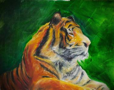 Original Fine Art Animal Paintings by Arup Shee