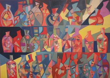 Print of Abstract Paintings by Manoel Britto