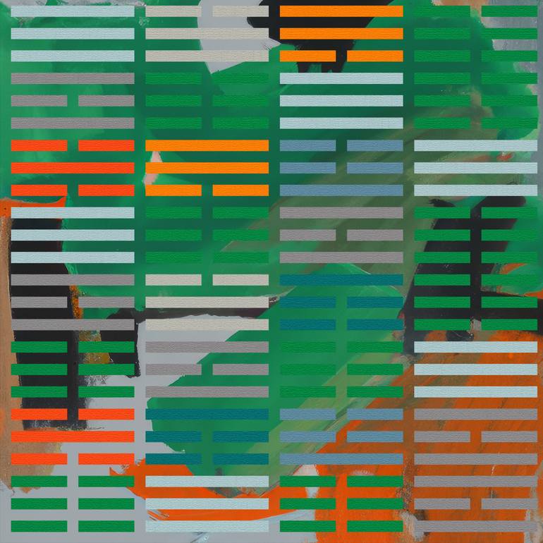 Original Abstract Expressionism Abstract Digital by Min Zhang