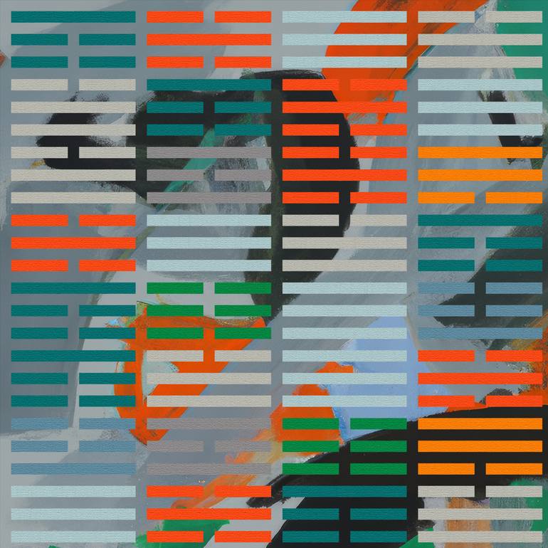 Original Abstract Expressionism Abstract Digital by Min Zhang
