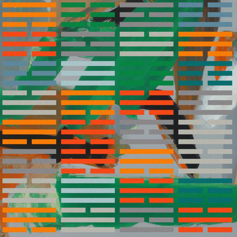 Original Abstract Expressionism Abstract Digital by Min Zhang