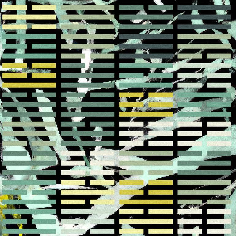 Original Abstract Expressionism Abstract Digital by Min Zhang