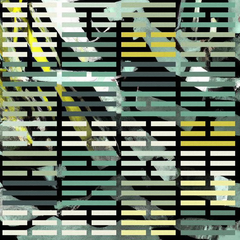 Original Abstract Expressionism Abstract Digital by Min Zhang