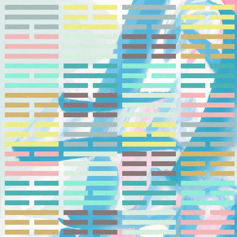 Original Abstract Expressionism Abstract Digital by Min Zhang