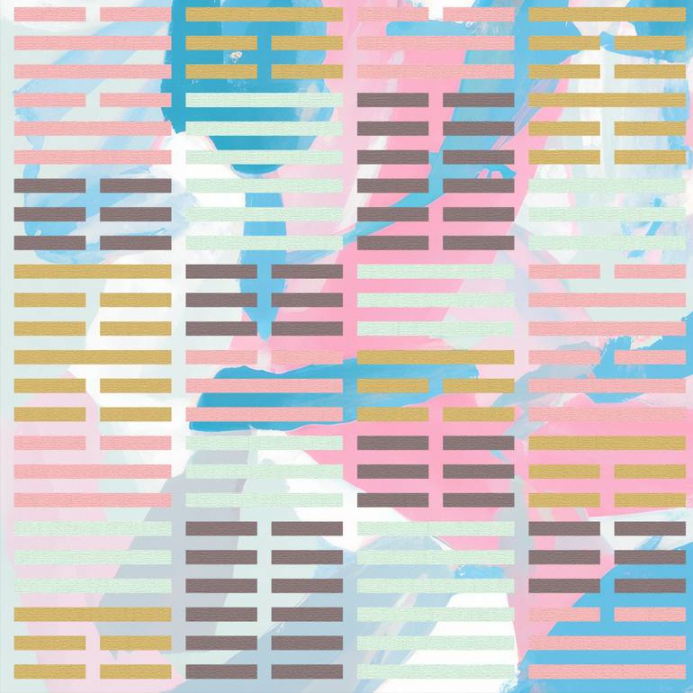 Original Abstract Expressionism Abstract Digital by Min Zhang