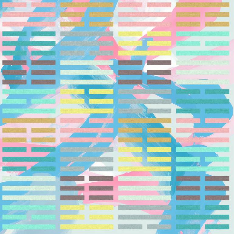 Original Abstract Expressionism Abstract Digital by Min Zhang