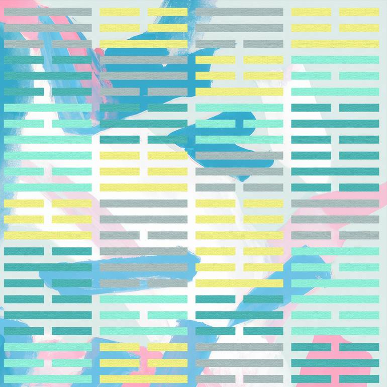 Original Abstract Expressionism Abstract Digital by Min Zhang