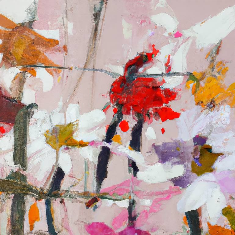 Original Abstract Expressionism Abstract Digital by Min Zhang