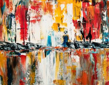 Print of Abstract Expressionism Boat Paintings by Cosmin Fercau