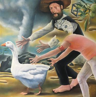 Original Surrealism Culture Paintings by Hans Lundgren