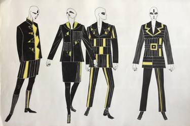 Original Conceptual Fashion Drawings by Shakhmardan Zhumakhanov