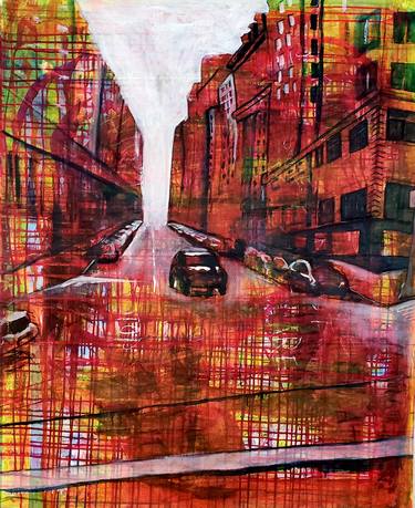 Print of Cities Paintings by Hillary Gross