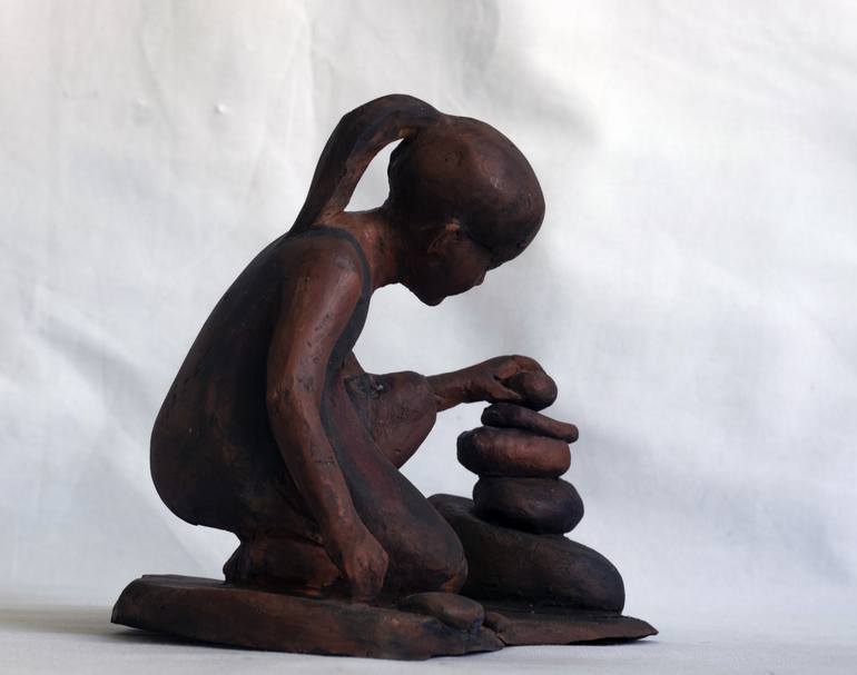 Original Realism Children Sculpture by Sofia Grigorieva