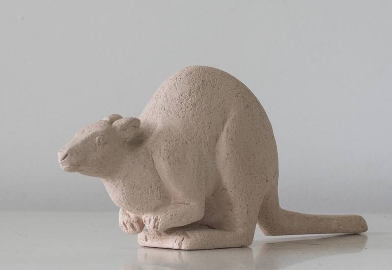 Original Figurative Animal Sculpture by Sofia Grigorieva