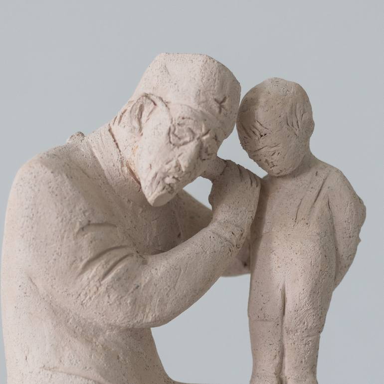 Original Figurative People Sculpture by Sofia Grigorieva