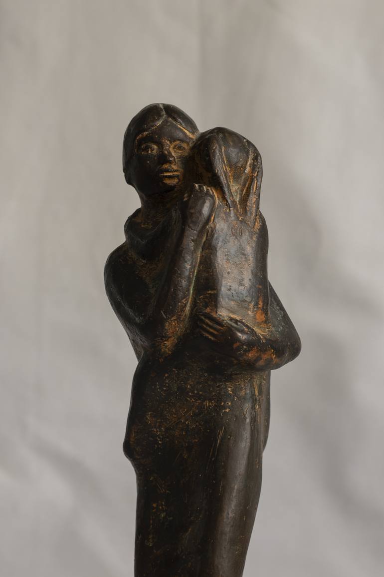 Original Figurative People Sculpture by Sofia Grigorieva