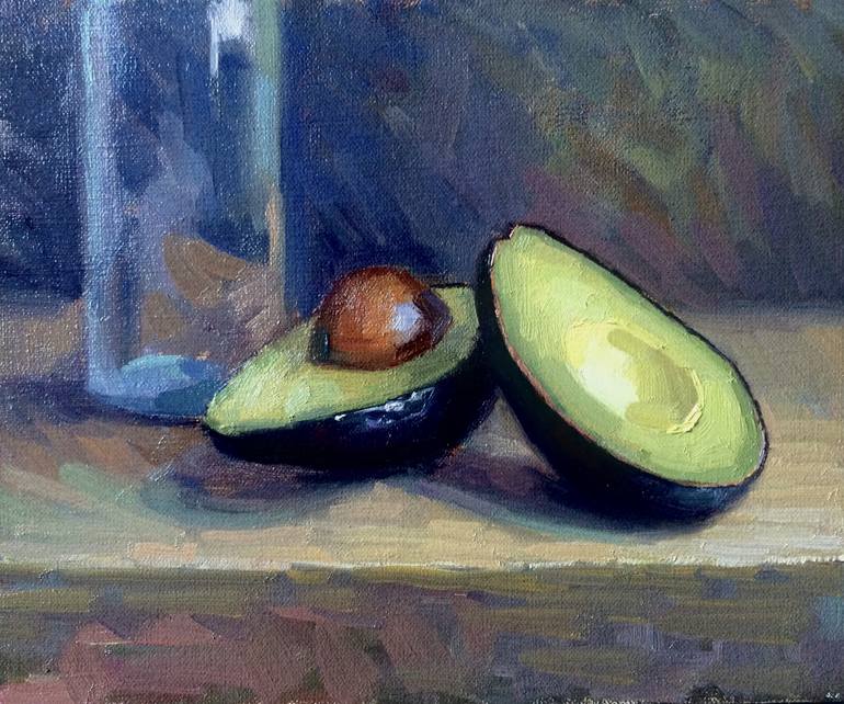 Avocado Painting by Nadine Geller |