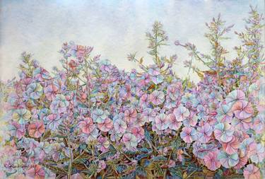 Original Fine Art Floral Paintings by Kateryna Gerlach