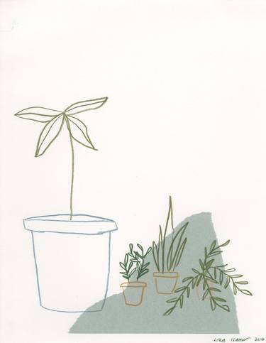Print of Abstract Botanic Drawings by Liza Isakov