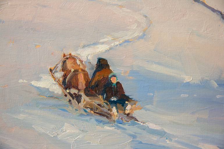 Original Realism Horse Painting by Alexander Vinokurov