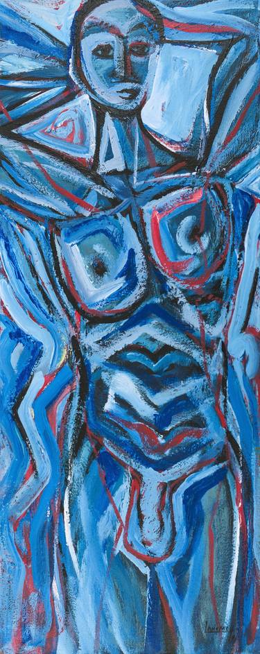 Original Abstract Expressionism Abstract Paintings by Larissa Oxman