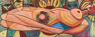 Original Abstract Body Paintings by Larissa Oxman