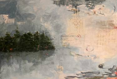 Original Abstract Expressionism Landscape Painting by Sandra Lee Kennedy